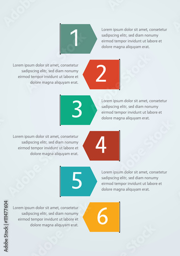 Infographic Template. Business Infographic. Vector Element for Infographic. Template Vector. Numbering Template.