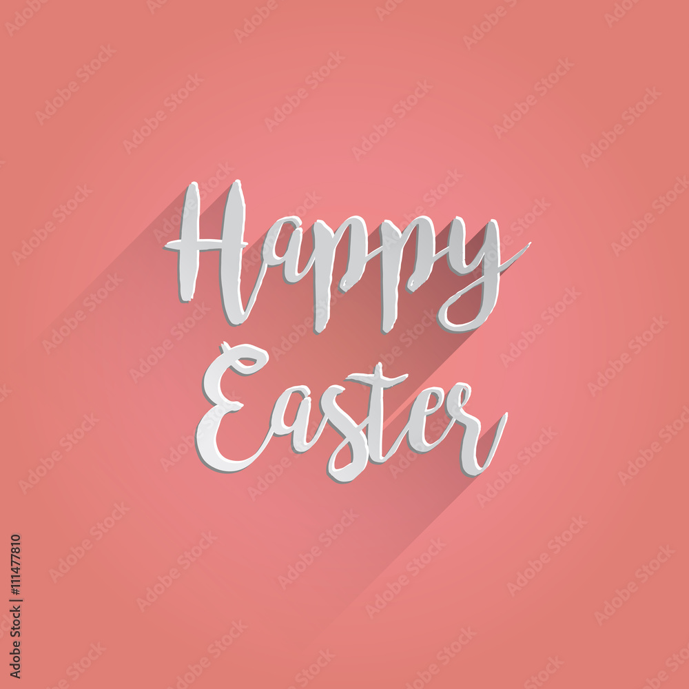 Happy Easter Lettering Design