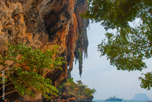 Phra Nang Cave. Peninsula of Railay. Krabi, Thailand. photo