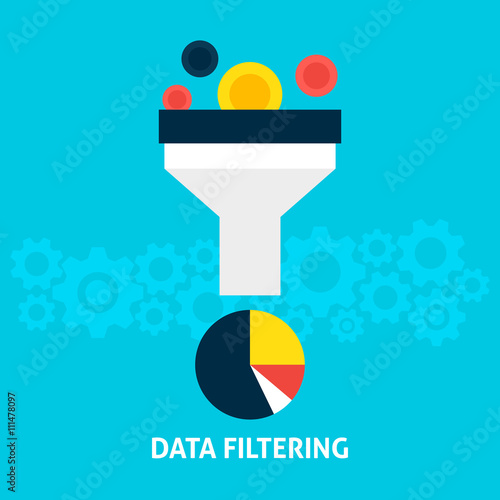 Data Filtering Flat Concept