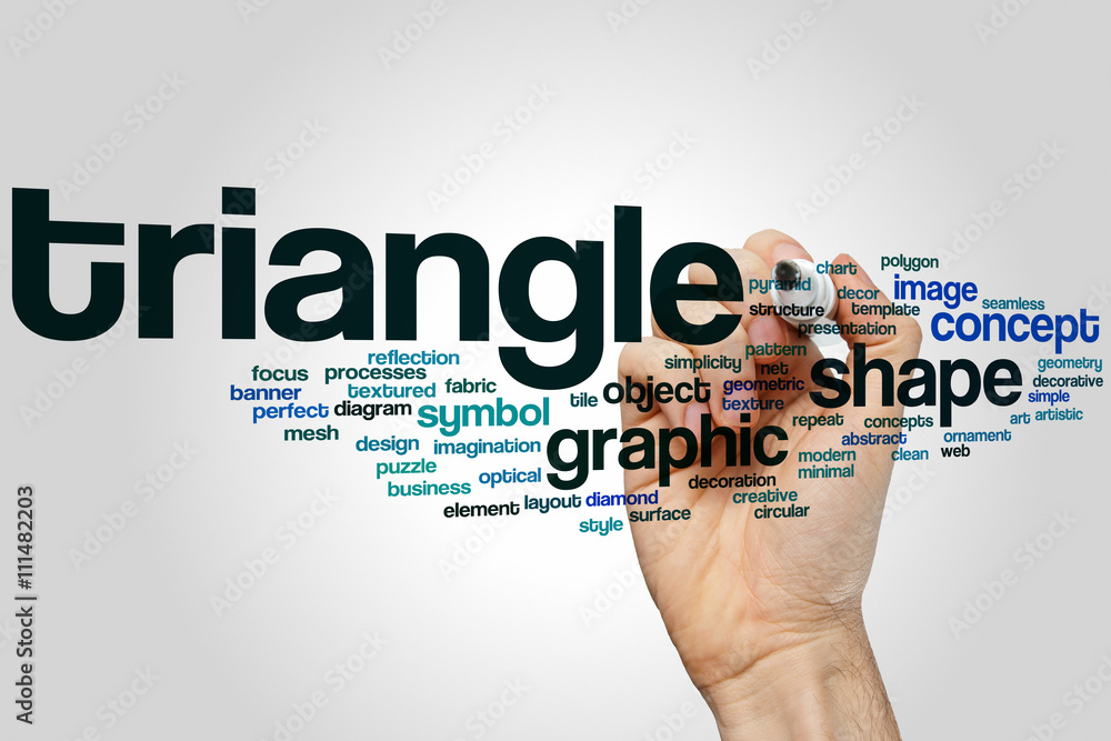 Triangle word cloud