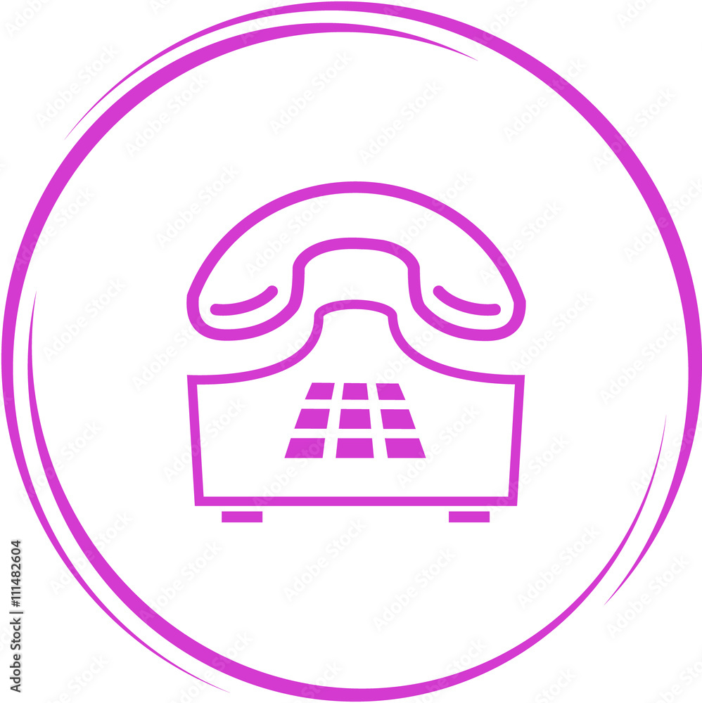 push-button telephone. push-button telephone.