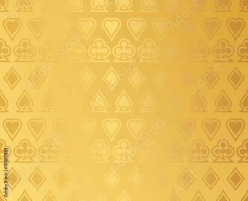 Vector background with casino design elements