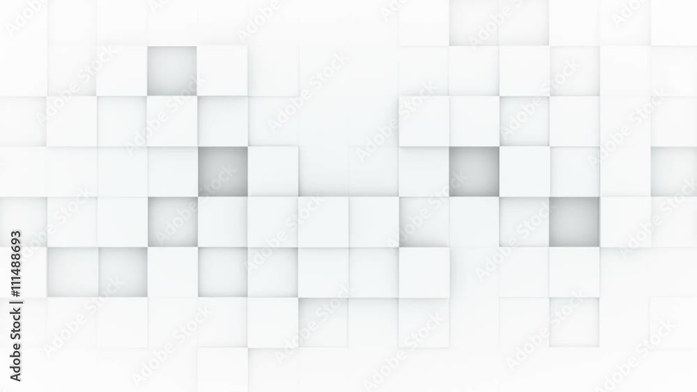 White boxes abstract 3D render loopable animation
White boxes abstract 3D render loopable animation
