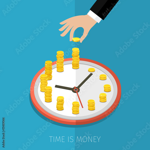 Concept of time management. 