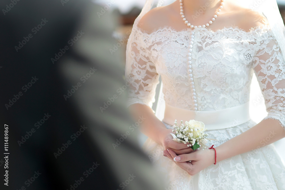 Bride in wedding dress Bride in wedding dress