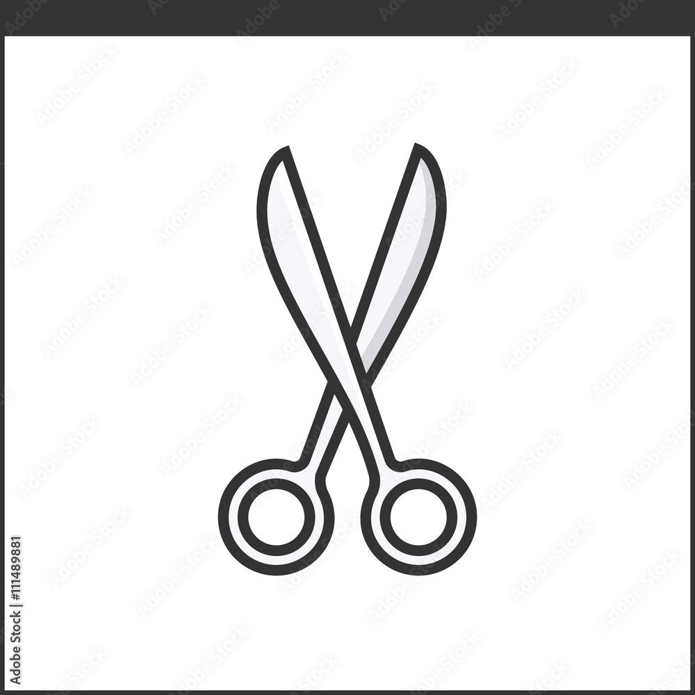 Garden secateurs icon Garden secateurs icon