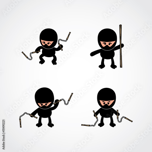 ninja boy cartoon