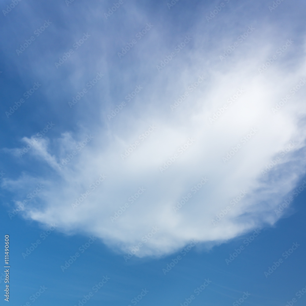 Blue sky and white clouds