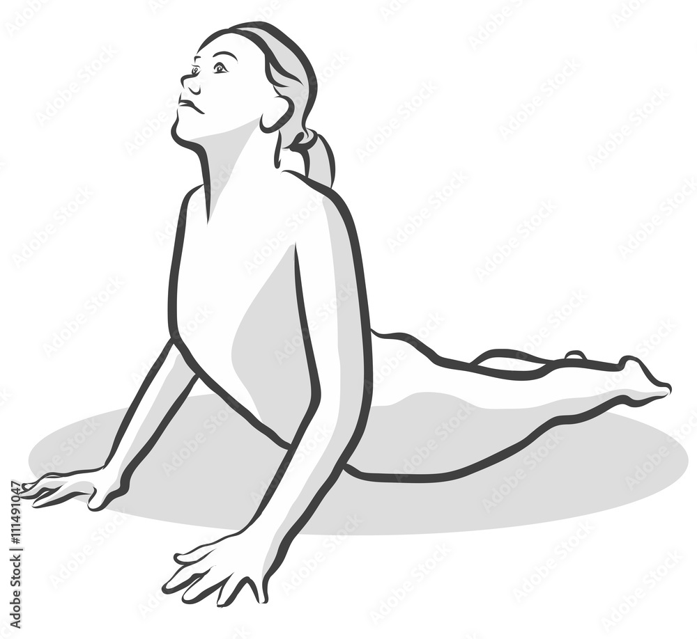 Cobra Bhujangasana Yoga Pose Cobra Bhujangasana Yoga Pose