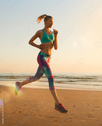 Joggen am Meer photo