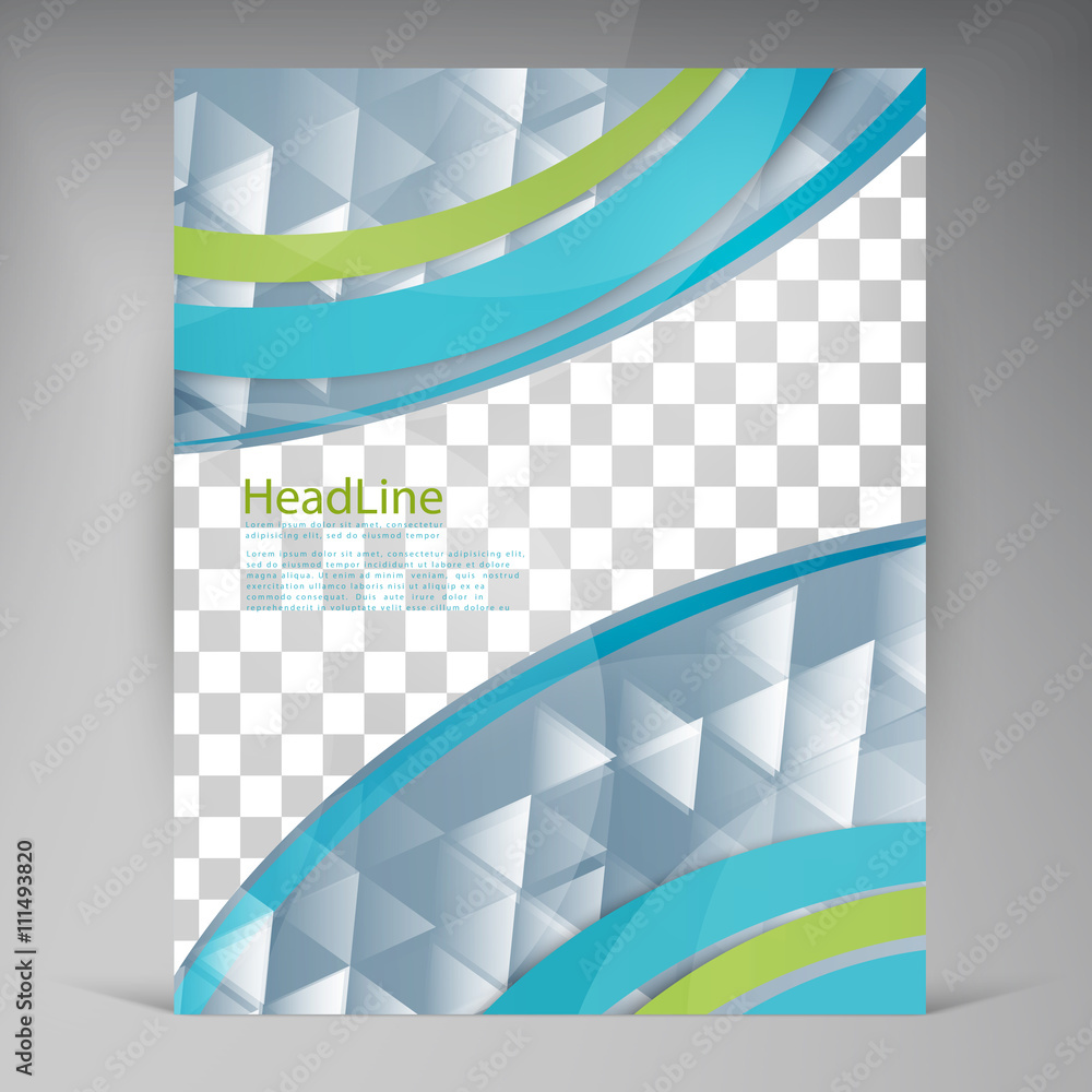 Abstract vector modern flyers brochure.