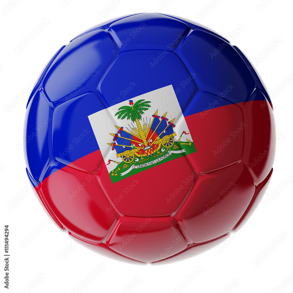 Soccer ball. Flag of Haiti Stock Illustration Adobe Stock