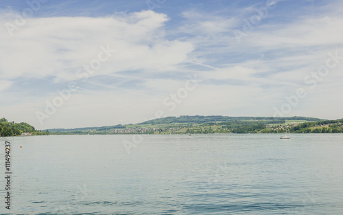 Hallwilersee, Beinwil, Birrwil, Sengen, Meisterschwanden, See, Seeufer, Uferweg, Sommer, Schweiz photo