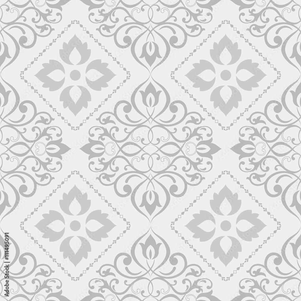 Fototapeta premium Seamless damask pattern.