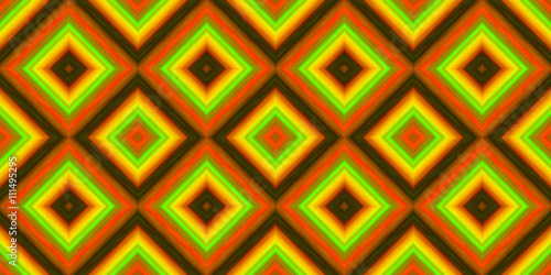 squares of blended stripes of paint in shades of orange, green, yellow and red (seamless texture)
