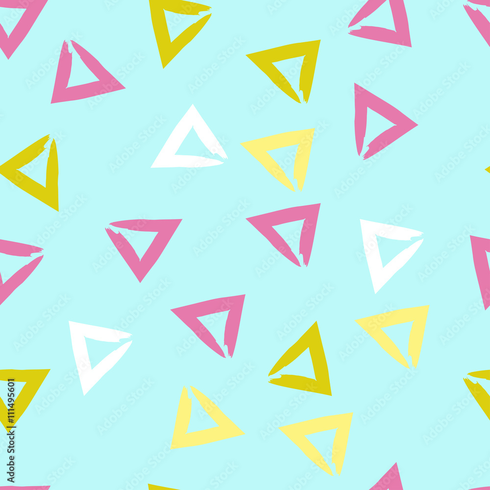 Cute vector geometric seamless pattern. Brush strokes, swirl. Hand drawn grunge texture. Abstract forms. Endless texture can be used for printing onto fabric or paper Cute vector geometric seamless pattern. Brush strokes, swirl. Hand drawn grunge texture. Abstract forms. Endless texture can be used for printing onto fabric or paper