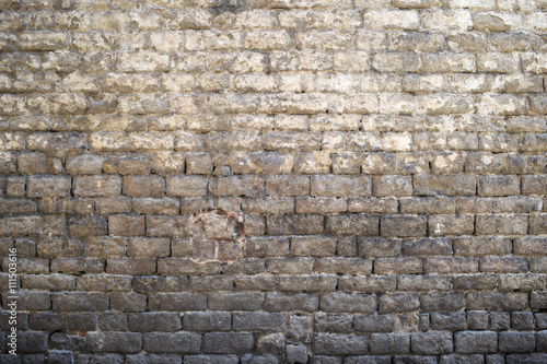 Grey old brick wall background, brick wall texture