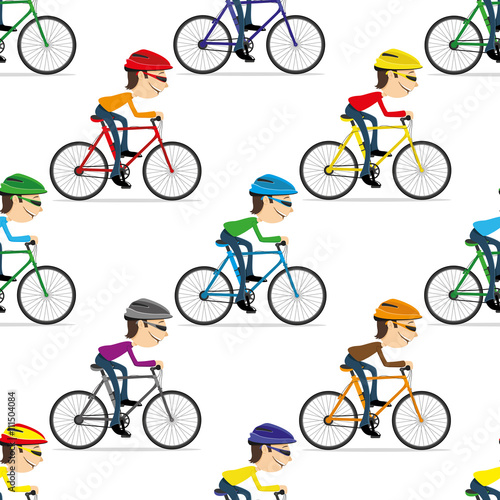 Cycling.