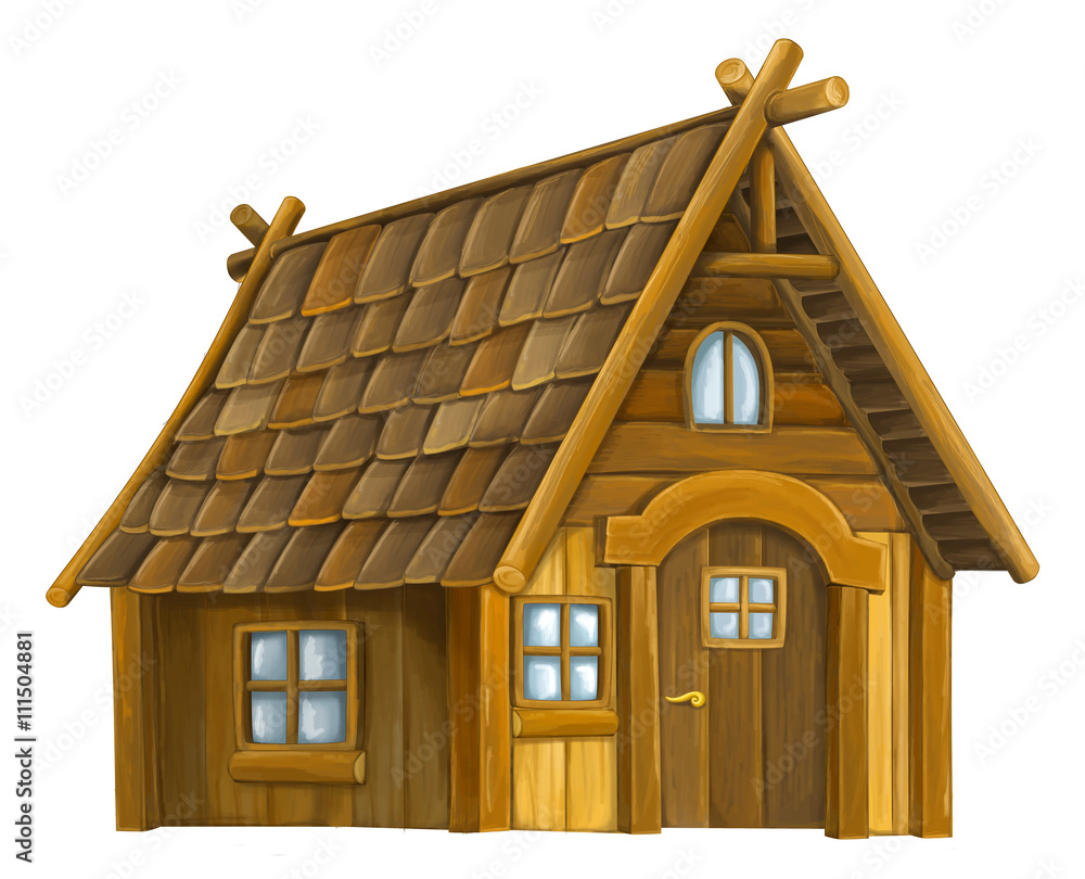 Wood House Clip Art