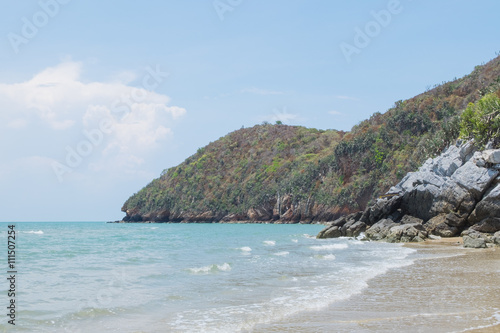 Obraz na płótnie Tropical Beach “Khao Kalok” in Pranburi, Prachuap Khiri Khan w salonie