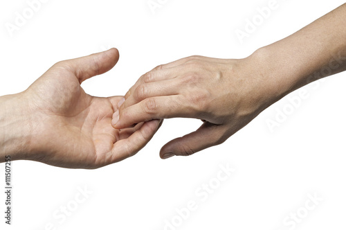 the separation of male and female hands