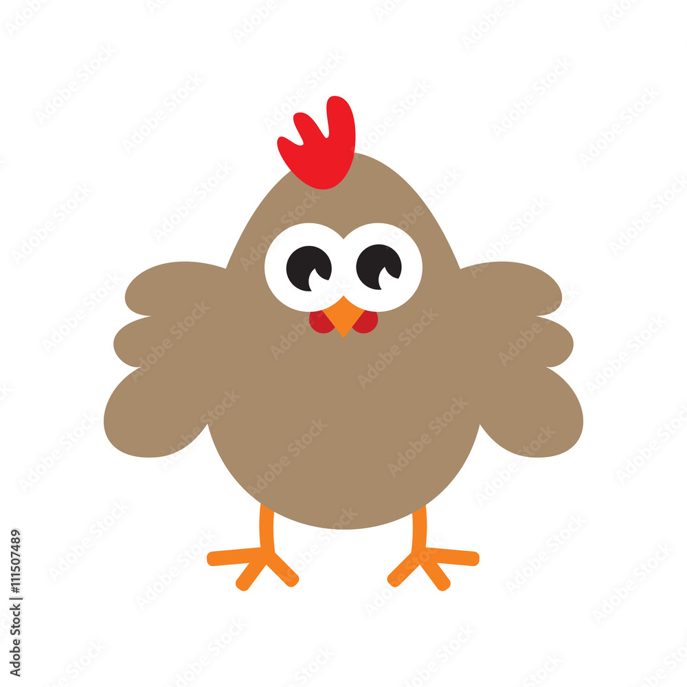 chicken vector icon
