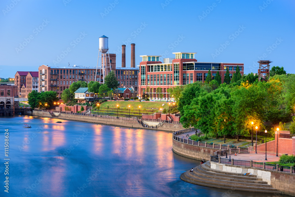 Obraz premium Columbus Georgia Skyline
