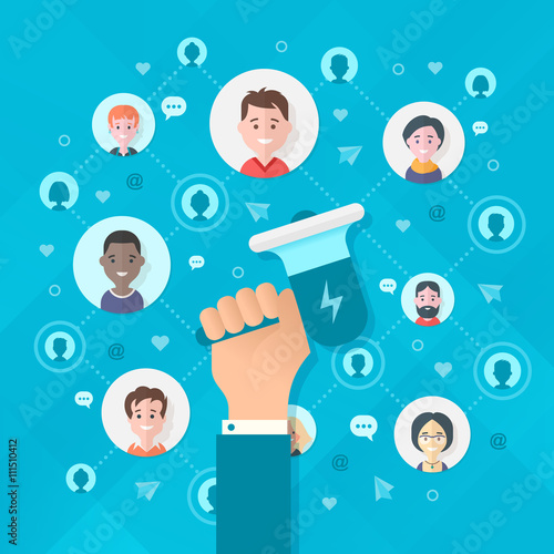 Viral Marketing Concept