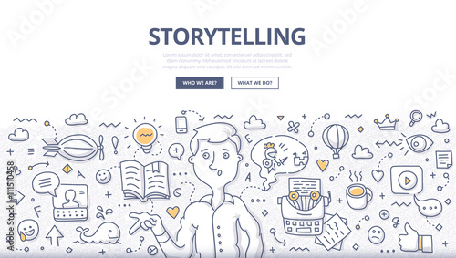 Storytelling Doodle Concept