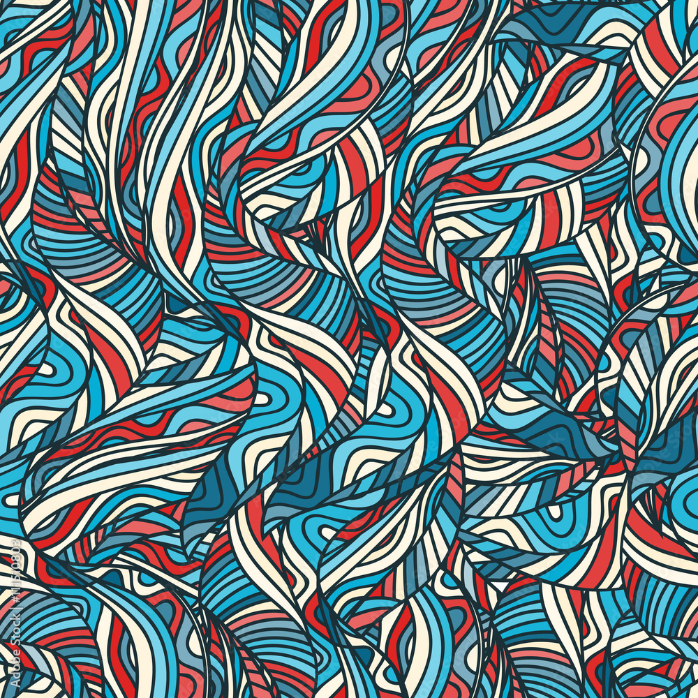Abstract of wavy lines background Seamless pattern. Abstract of wavy lines background Seamless pattern.