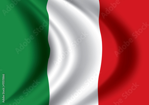Vector Italy flag