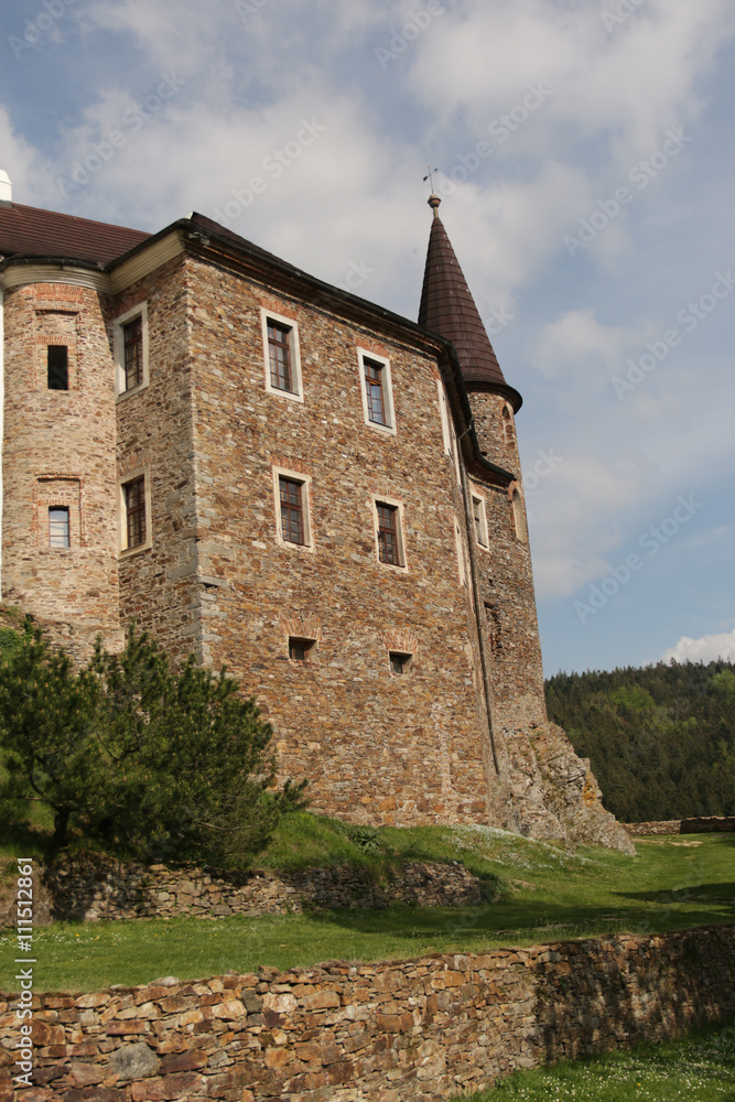 Medieval Velhartice castle
