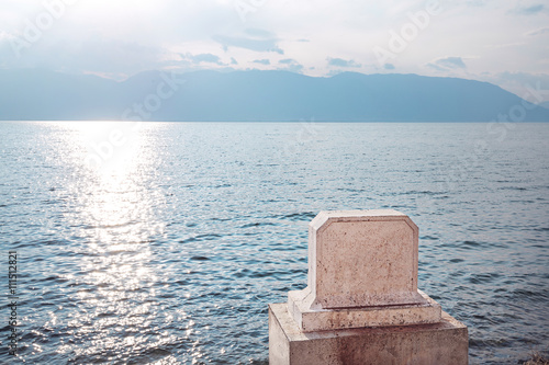 Stone beside the sea