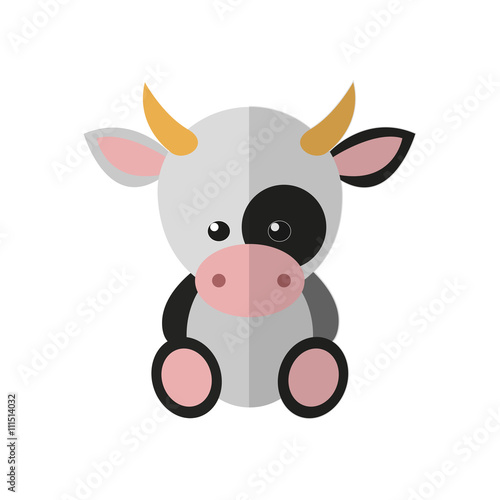 illustration of a cow