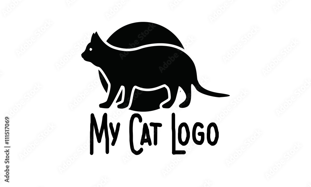 Obraz premium Cat Logo Design