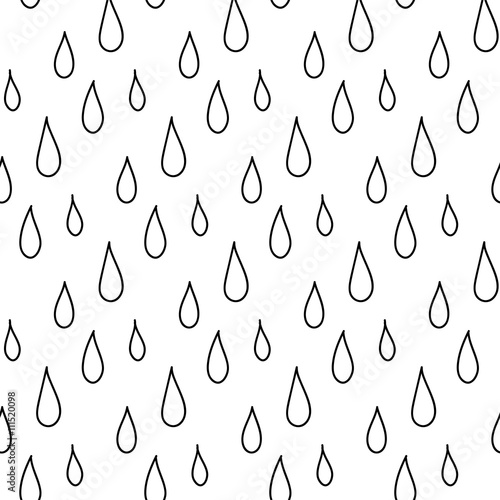 Doodle seamless pattern background. Hand drawn simple graphic drops