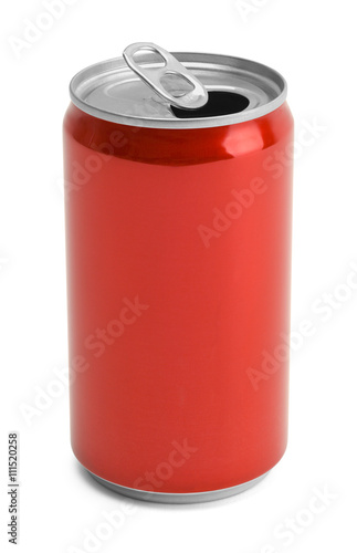 Red Soda Can Open