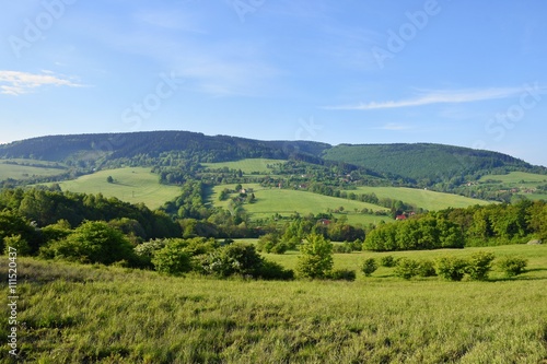Beautiful landscape in the mountains in summer. Czech Republic - the White Carpathians - Europe. © montypeter