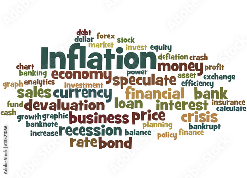 Inflation, word cloud concept 6