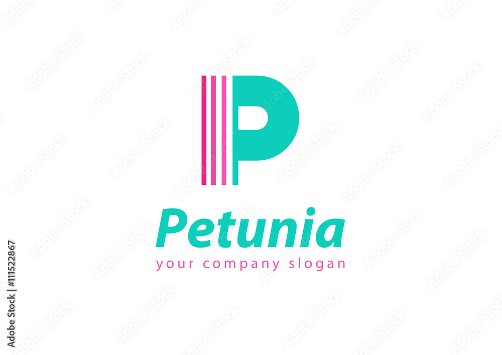 letter P logo Template for your company