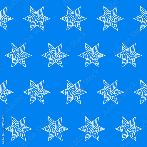Doodle seamless pattern background.