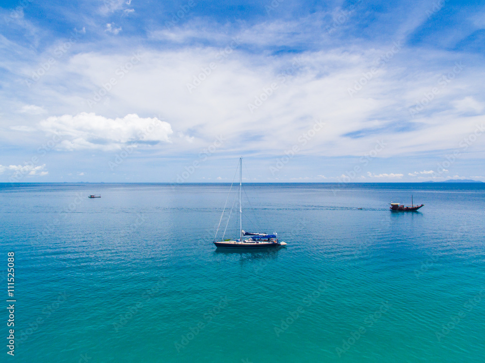 Sailing in koh Phangan Thailand 