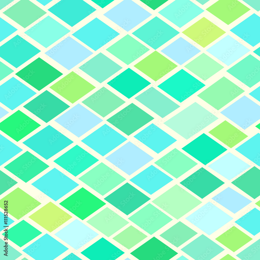 Fototapeta premium Rhombus abstract seamless pattern 