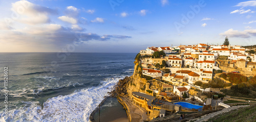 Azenhas do Mar - pictorial village in Atlantic coast of Portugal photo