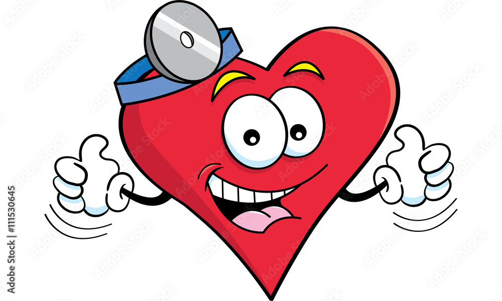 medical cartoons heart