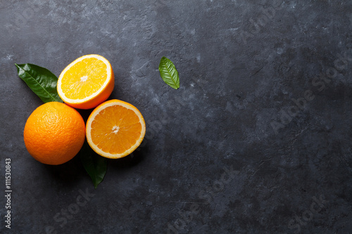 Fresh orange fruits © karandaev