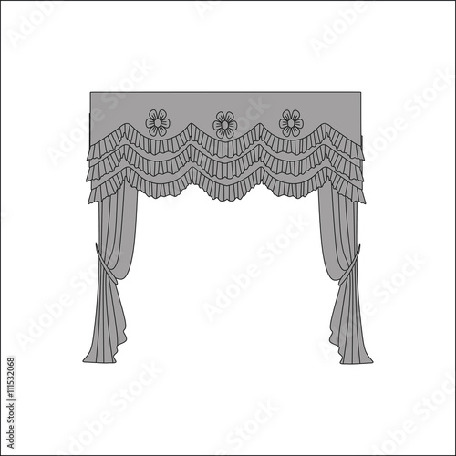  interior textiles. window decoration. curtains.