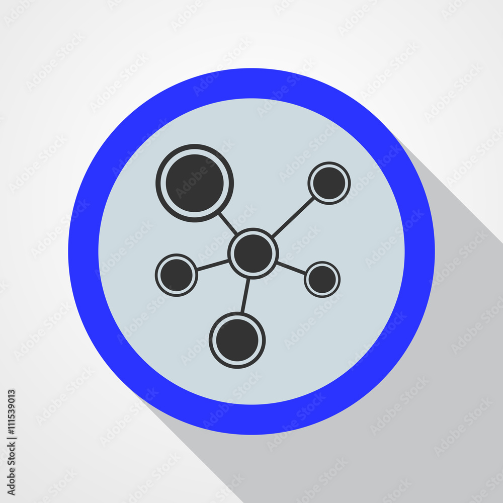 Social network icon - vector illustration. Social network icon - vector illustration.
