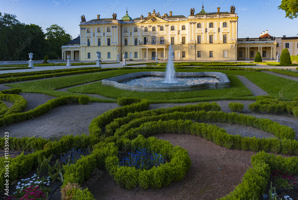 Palace in Bialystok , the historic residence of Polish magnate.